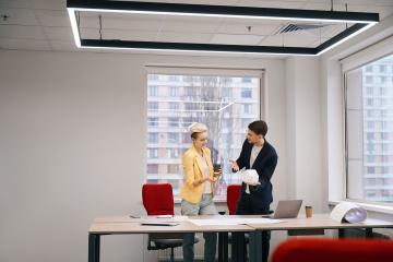 Mitarbeiter in einem Büro