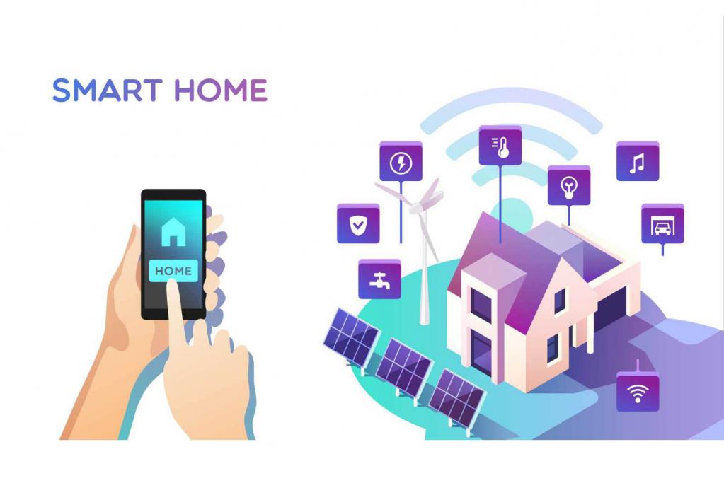 Handy steuert Smart Home